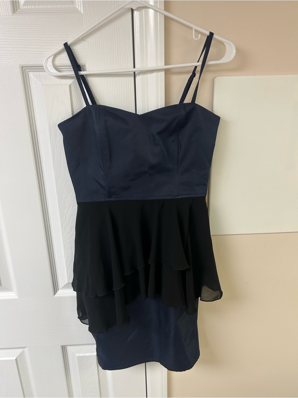 H&M Peplum Party Mini Dress Sleeveless
